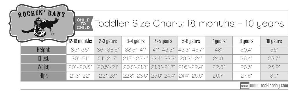 18 month shirt decal size